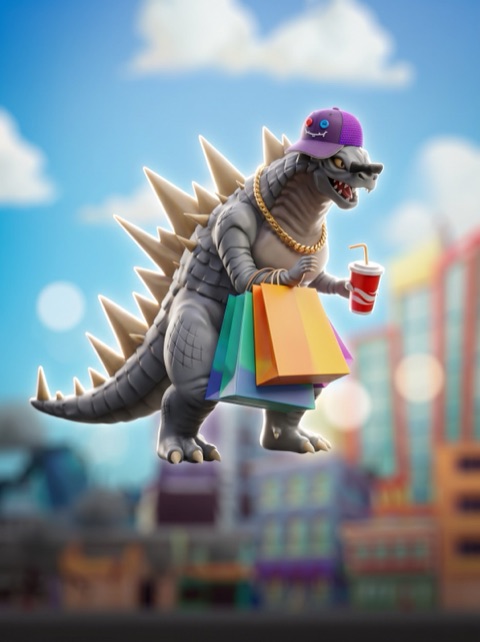 Monster Go Shopping
